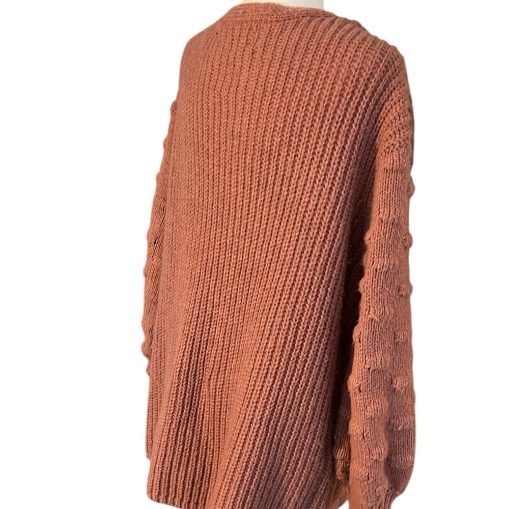 The Mint Pompom Cardigan Sweater Size Small - Picture 4 of 8